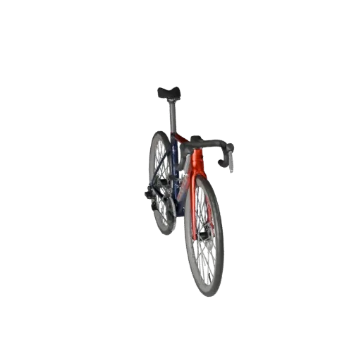 3D-модель шоссейного велосипеда, вид в игровом окне в три четверти, готовый к работе в Unreal Engine актив транспортного сред