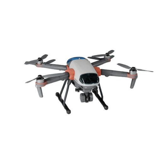 Модель дрона-квадрокоптера для Unreal Engine - Готов к игре