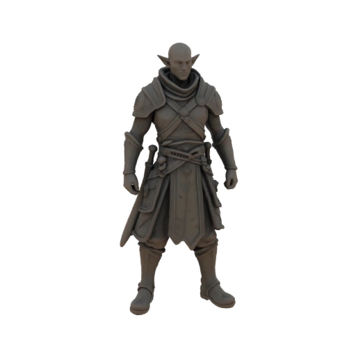 Фэнтези Эльф Лучник Миниатюра STL - Литье