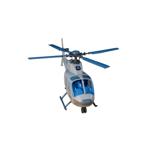 Готовый к игре 3D модель вертолета для использования в реальном времени PBR актив