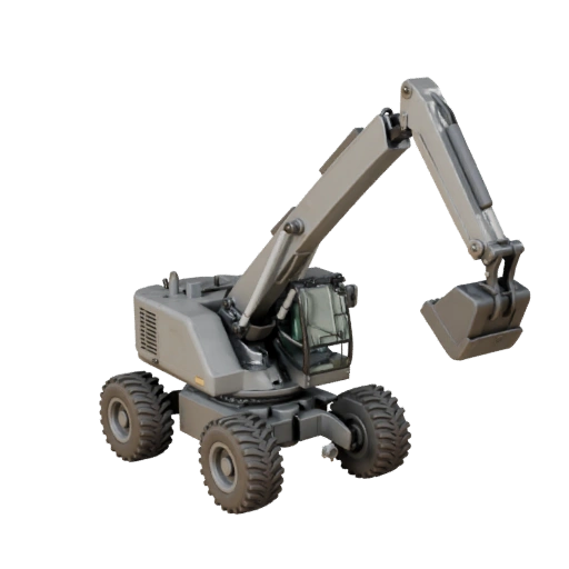 Телескопический погрузчик 3D модель для Unreal Engine - Готовый игровой ассет