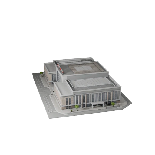 Konferenzzentrum 3D-Modell für Blender - Render-Asset