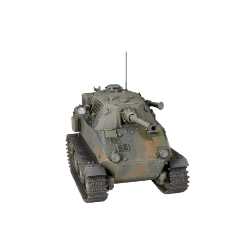 3D модель самоходной гаубицы для Blender и игр -