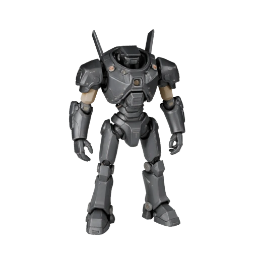 Киберпанк бронированный вражеский истребитель персонаж модель - с ригом