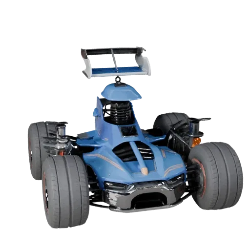 Гоночный автомобиль 3D модель для Blender - готовый к рендерингу ассет