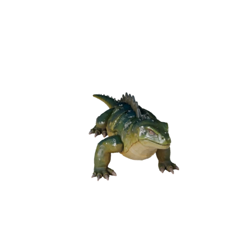 Низкополигональная 3D модель ящерицы жила - игровой ресурс Unity с FBX