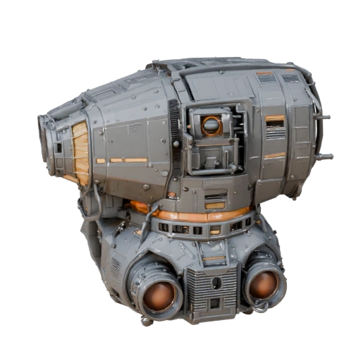 Грузовой космический корабль 3D модель для Unreal Engine - Готов к игре