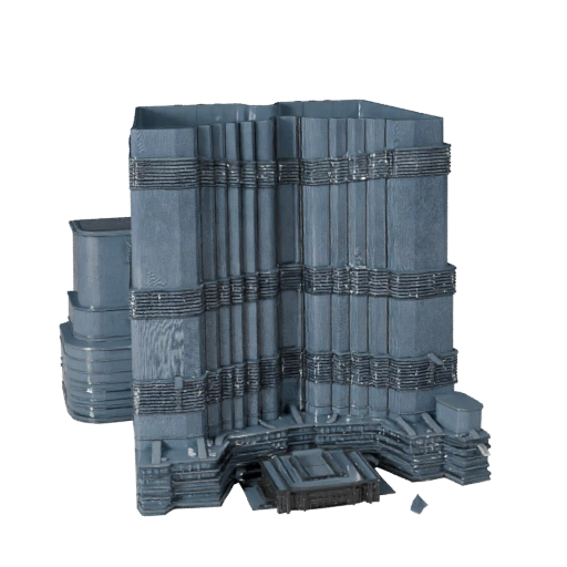 Высокополигональная 3D модель Бурдж-Халифа для Архитектурной визуализации