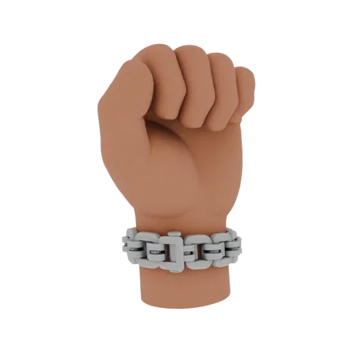 Готовая к печати 3D модель браслета-манжеты "Теннис", студийный рендер в перспективе, показывающий форму, поверхность и масшт
