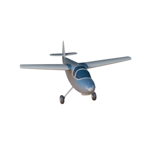 3D модель планера для Blender и игр - Реалистичный PBR ассет