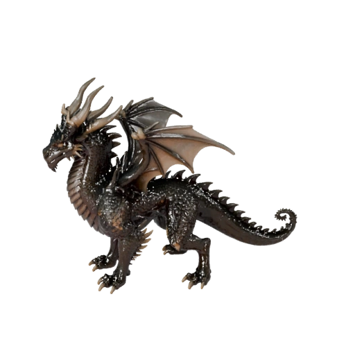 Лесной дракон 3D модель для Unity - Готовый игровой ассет, FBX | PBR