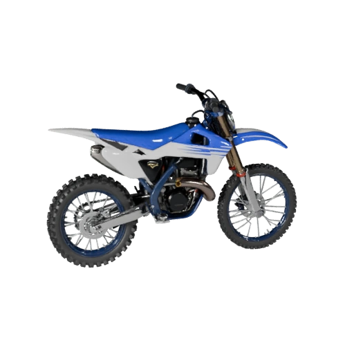 Модель мотоцикла для бездорожья 3D для Blender - Готовый к рендерингу актив