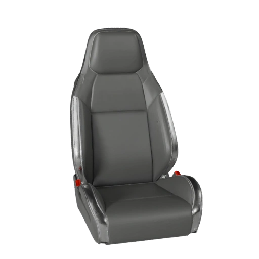 Автокресло 3D Модель для Unity - Низкополигональный Игровой Ассет Pro