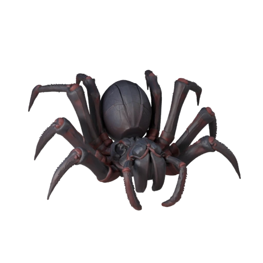 Высокополигональная 3D модель черной вдовы паука - STL файл для печати