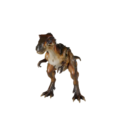 Высокополигональный Компсогнат 3D Модель - Детализированный STL Ресурс для Печати