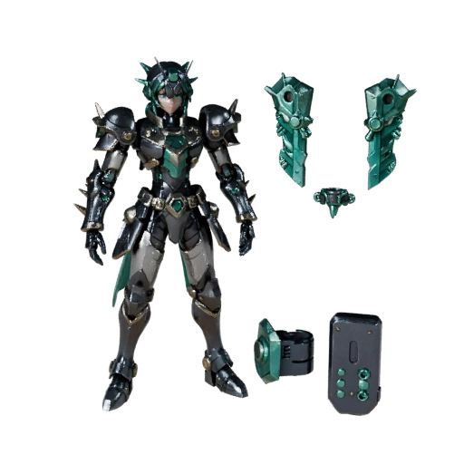 Модель аниме-студента с броней NPC - с ригом