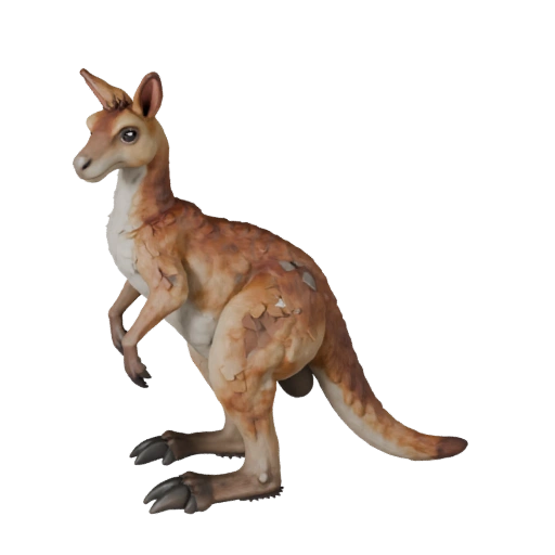 Кенгуру 3D модель для Unity - Готовый игровой ассет, FBX | Бесплатно