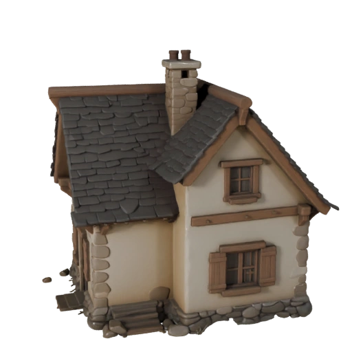 Modello 3D Casetta per Unreal - Asset UE Realtime per Realtime