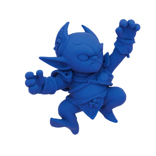 Фэнтези Гоблин Лучник Миниатюра STL - Прыжок