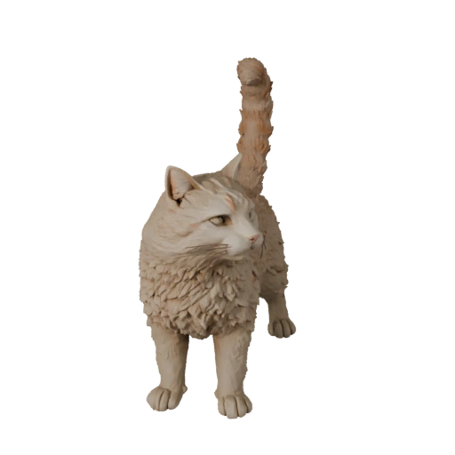 Высокополигональная 3D модель норвежской лесной кошки - STL объект для печати