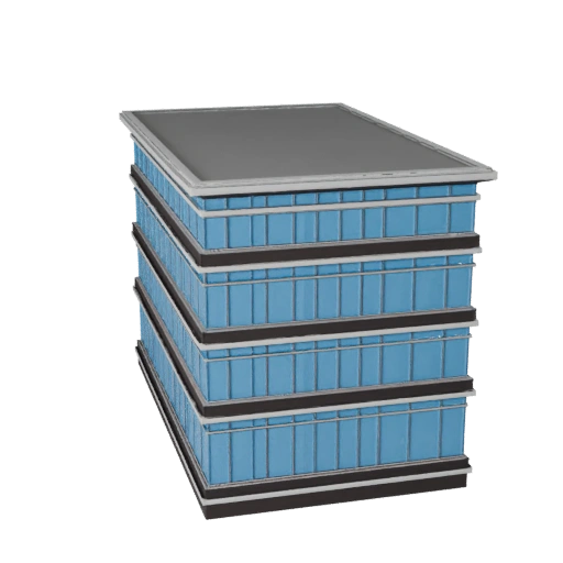 Facciata a Muro Tenda Stilizzato 3D Model - Asset di Gioco