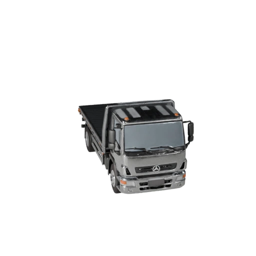 3D модель бортового грузовика для Blender и игр - PBR актив