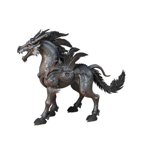 3D модель Пегаса для Blender - PBR ресурс с текстурами | PBR