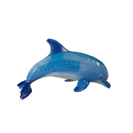 Низкополигональный дельфин 3D модель - Игровой ассет Unity с FBX | Бесплатно