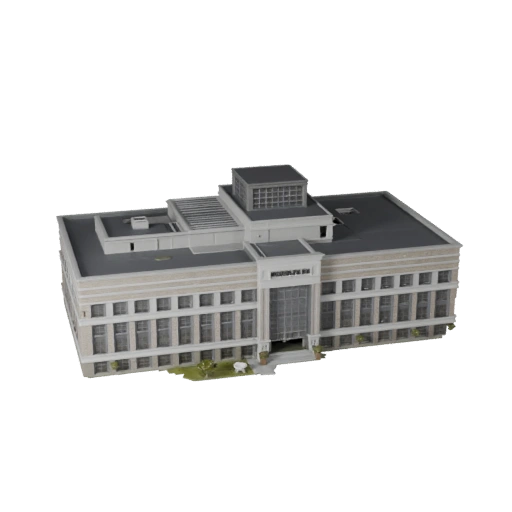 Gemeinschaftszentrum 3D-Modell - Realistisches Archviz-Asset