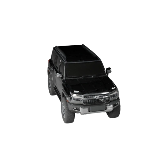 Роскошный внедорожник 3D модель для Unity - Низкополигональный игровой ресурс