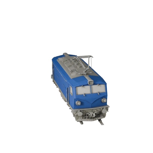 Печатный электровоз STL 3D модель - Дисплей