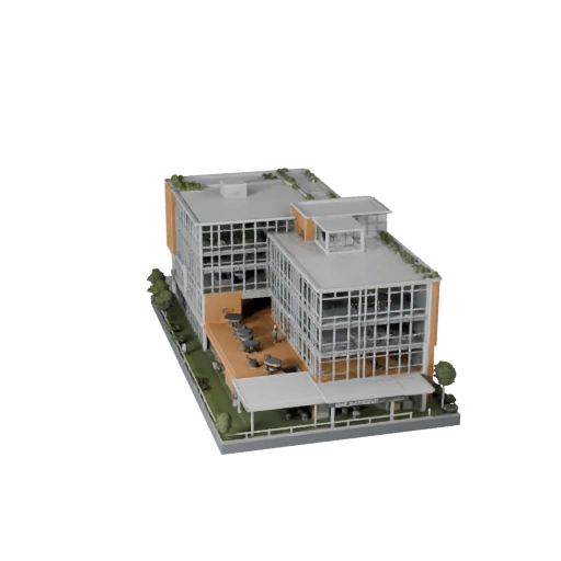 Printable Startup Hub Office STL 3D Model - Scale Asset