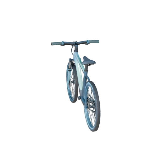 Низкополигональный спортивный велосипед 3D модель для Unity и Unreal