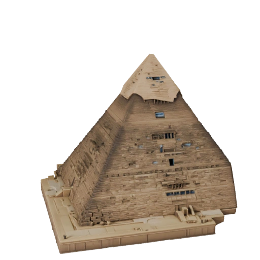 Pyramide von Gizeh 3D-Modell für Unreal - Echtzeit-Asset