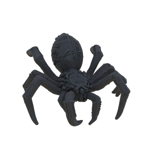 Фэнтезийный миниатюрный паук-враг STL - Спешка