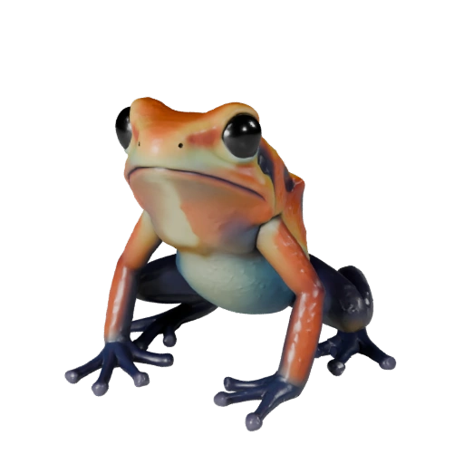 Реалистичная 3D модель лягушки-древолаза - rigged PBR ассет для игр