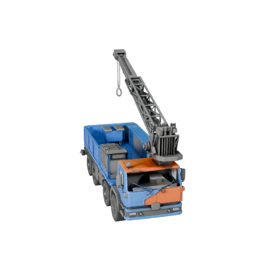 شاحنة رافعة قابلة للطباعة بنموذج STL ثلاثي الأبعاد للمقتنيات و