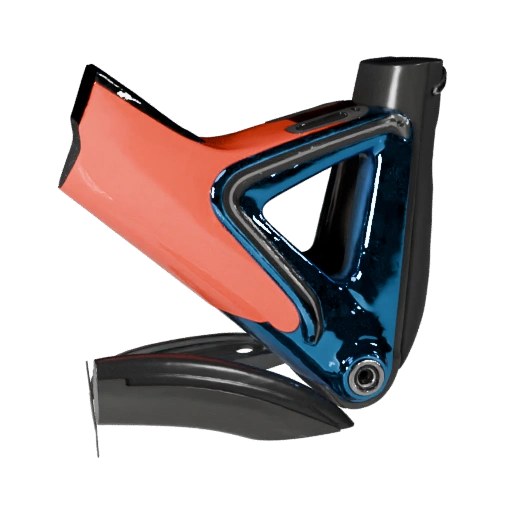 Высокополигональная 3D модель шоссейного велосипеда для студийных рендеров