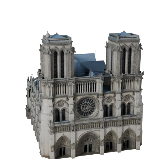 Notre Dame Dom 3D Modell für Unity - Spiel-Asset