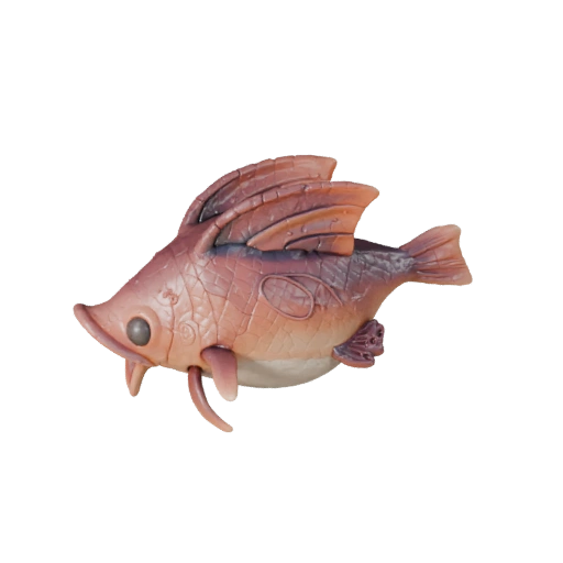 Мультяшный кальмар 3D модель - Стилизованный ассет для анимации | Бесплатно