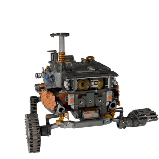 Высокополигональный марсоход 3D модель для студийных рендеров - PBR