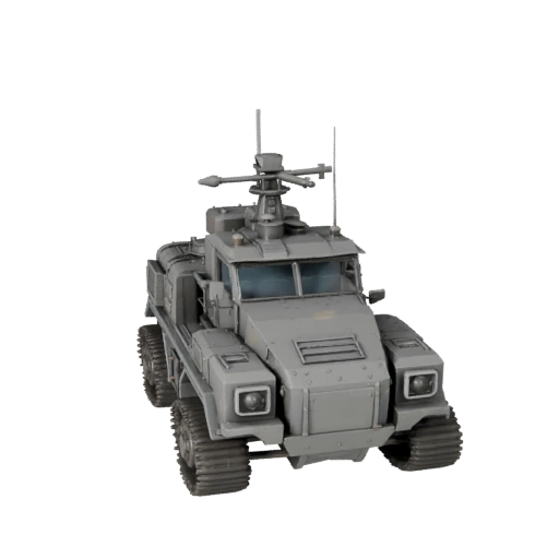 Низкополигональный патрульный катер 3D модель для игр Unity и Unreal