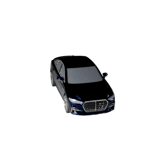 Печатный роскошный седан STL 3D модель для коллекционных предметов и