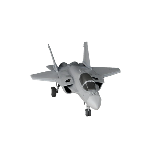 Modelo 3D de Caça a Jato para Unreal Engine - Asset Pronto para Jogo
