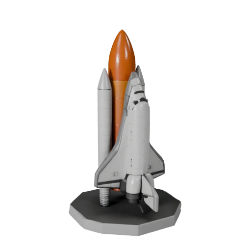 Печатный космический шаттл STL 3D модель для коллекционных предметов и