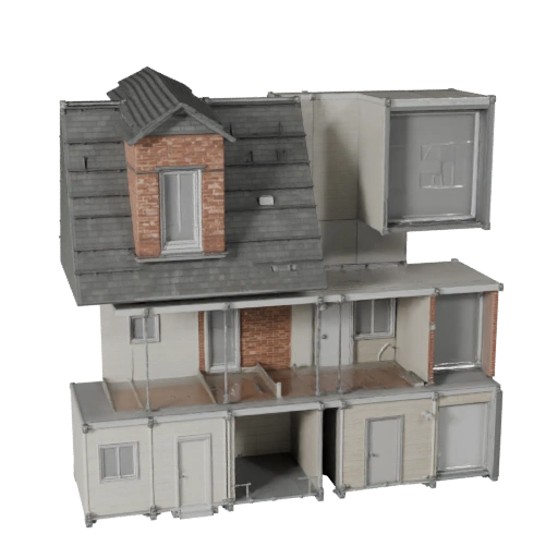 طقم بيت وحدات ثلاثي الأبعاد ليونيتي - أصل لعبة في الوقت الفعلي