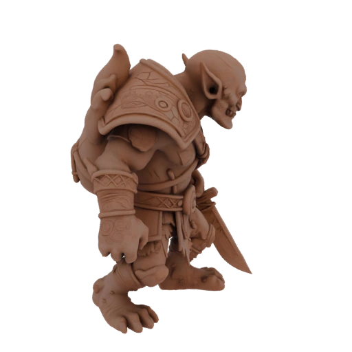 Фэнтези Гоблин Шаман Миниатюра STL