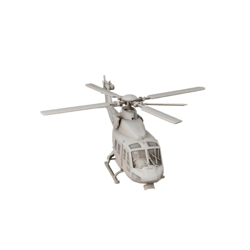 Печатный грузовой вертолет STL 3D модель - Дисплей