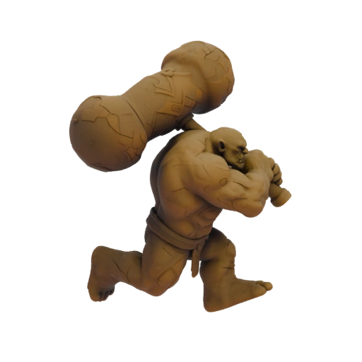 Темное фэнтези: миниатюра старшего тролля-врага STL