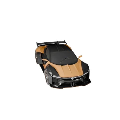 Готовый к игре 3D-модель концепт-кара для игр в реальном времени - PBR (Legacy)